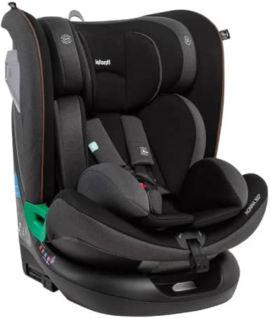 Cadeirinha Infanti, Nonna, com Giro 360°, Preto Noturno