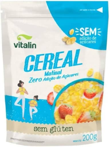 Vitalin Cereal Matinal Zero Adição De Açúcares 200G