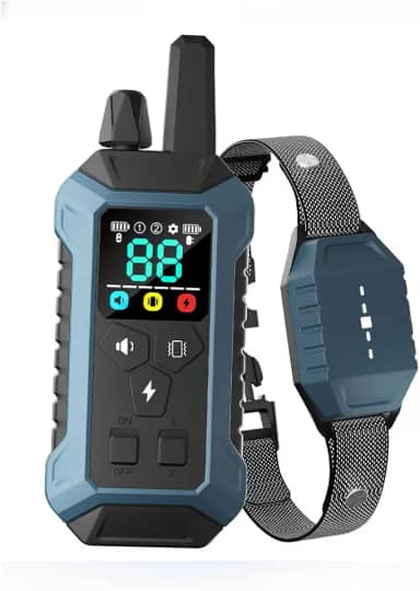Coleira de Treinamento para Cães Sem Fio, IP67 À Prova D'água, Recarregável e Dois Modos, Ideal para Adestramento e Controle de Comportamento