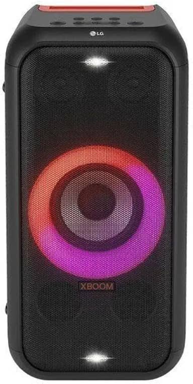 Caixa de som Bluetooth LG XBOOM 200W RMS, 12 horas de bateria, IPX4, Iluminação de Festa e Visor de Pixel LED - XL5S