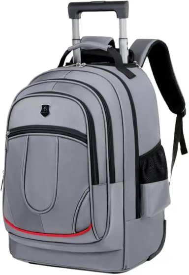 Mochila Com Rodinha Para Viagem Masculina Resistente Mala Carrinho De Bordo Notebook 15.6'
