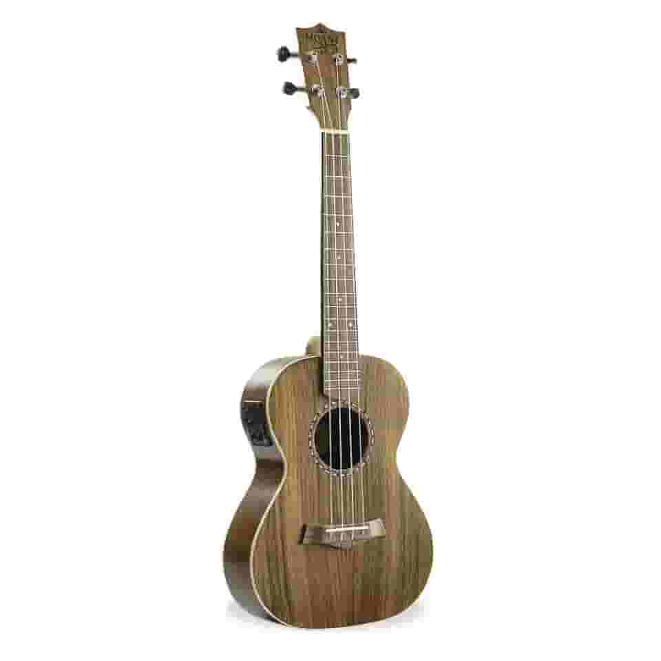 Ukulele Moani WAIKIKI Tenor 26' Eletro-Acústico, Koa em acabamento fosco, Cor Natural, Binding em Maple, Equalizador 3 Bandas, Encordoamento Aquila e Bag UKBG12-26