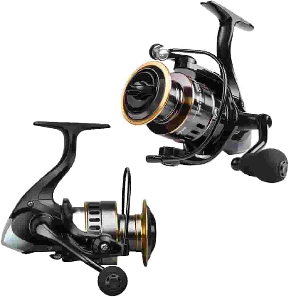 Molinete Pesca Micro Ultra Light Alto Mar HE 2000-14 Rolamentos - Drag: 6kg - Carretel Aluminio