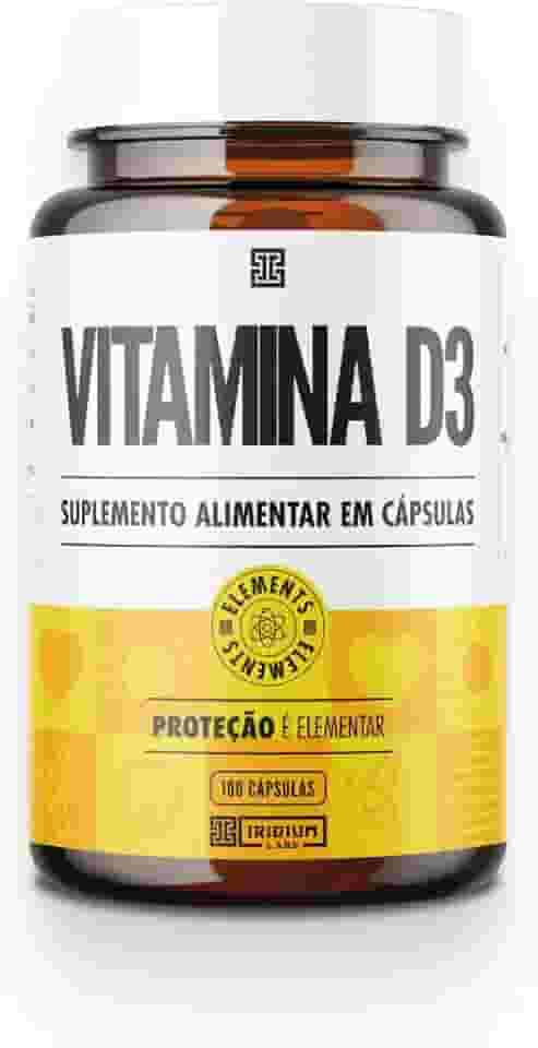 Iridium Labs Vitamina D3 2.000Ui 100 Cáps - Iridium Elements Amarelo 100 Comprimidos