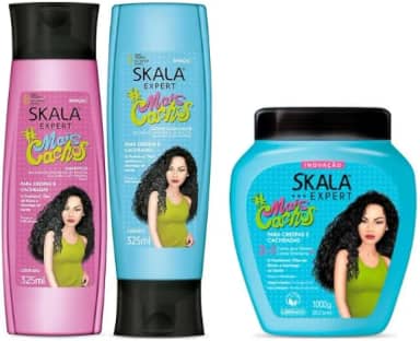 Kit Skala Mais Cachos : Shampoo e Condicionador + Mascara de Tratamento 1 Kg