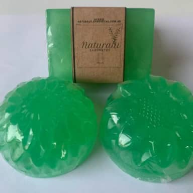 Sabonete de Babosa (Aloe Vera) - Rosto reduz (Acne, Espinha, Manchas, Hidrata, Esfolia, Melasma) (70g)