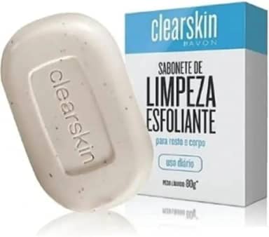 Sabonete esfoliante Clearskin Avon Limpeza de Cravos 70g
