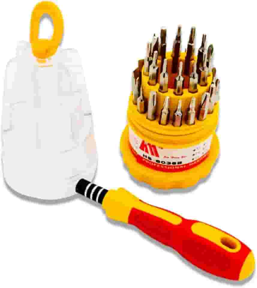 Mini Kit de Ferramentas 30 Pontas de Precisão Chaves Philips Fenda Allen Torx Para Reparos e Manutenção em Eletrônicos Computador Celular Óculos Estojo Compacto