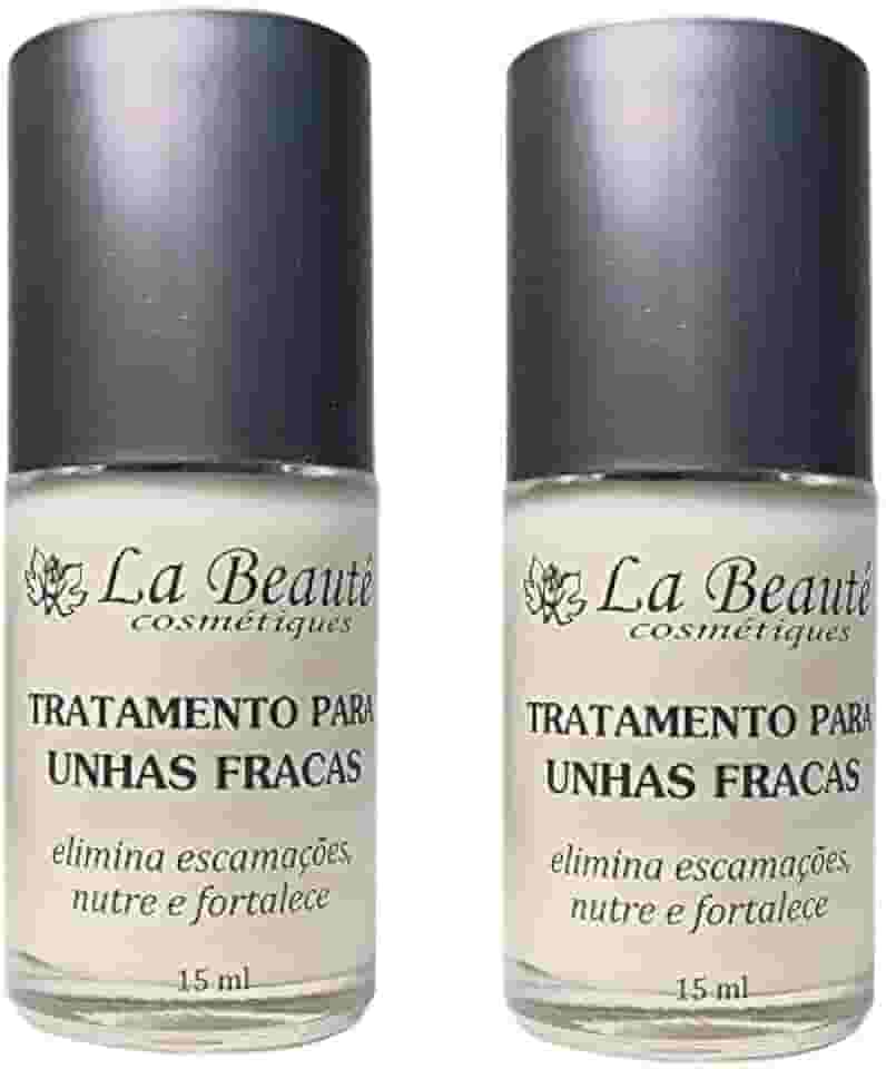 Kit 2 unidades Base Fortalecedora Para Unhas Fracas, La Beaute
