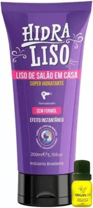 Kit Alisante De Cabelo Organico Progressiva HidraLiso 200ml