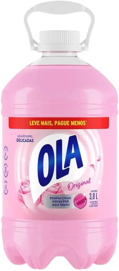 Sabão Líquido Ola Original para Roupas Finas e Delicadas 3,8l