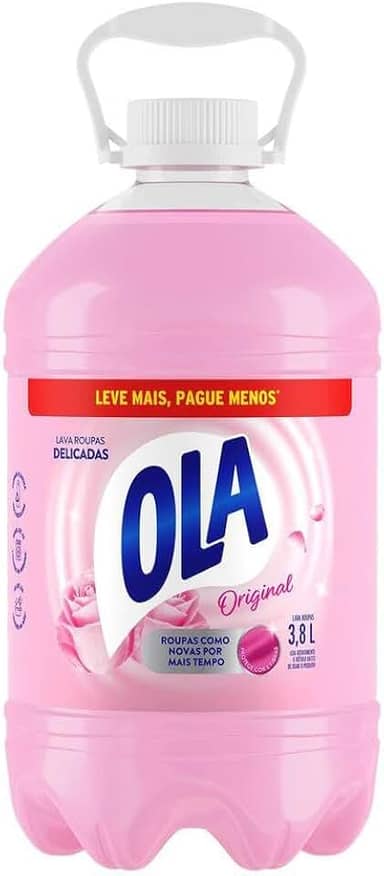 Sabão Líquido Ola Original para Roupas Finas e Delicadas 3,8l