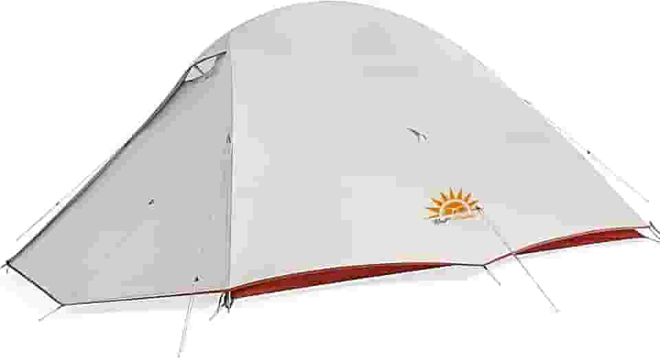Barraca de Camping Ultraleve para 1 Pessoa com Base. Tenda Compacta para Mochileiros, Trekking e Aventuras Solo.