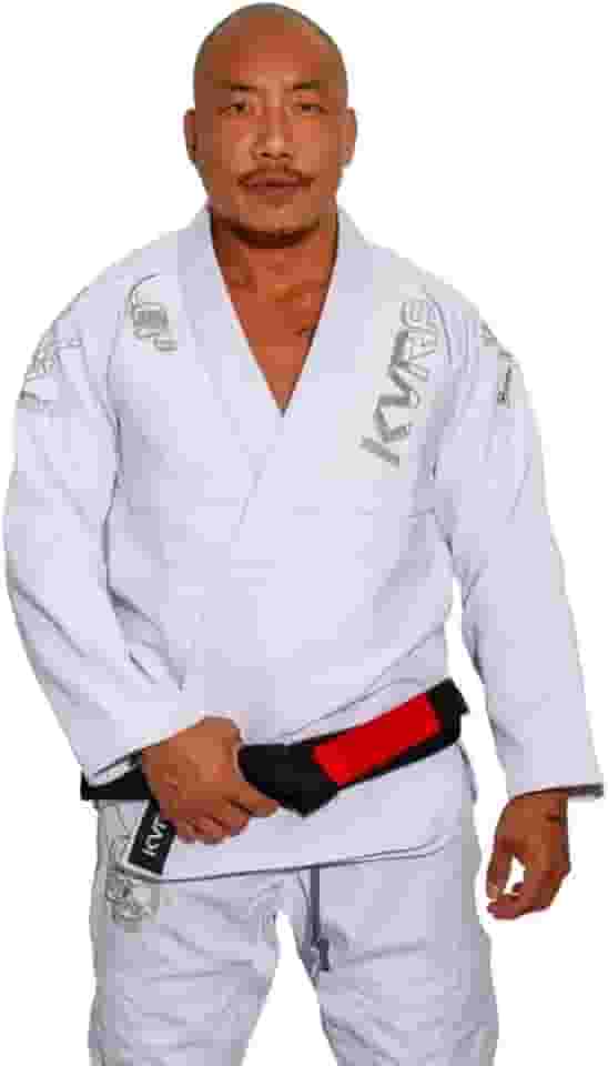 Kimono de Jiu Jitsu KVRA Silver Branco A1