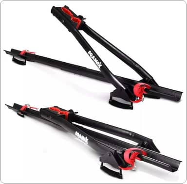 2 Transportadores Bicicleta Teto Velox Aço Eqmax Transbike