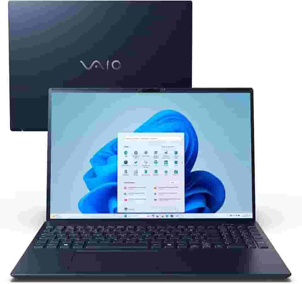 Notebook VAIO FE16 AMD Ryzen 5-5625U Windows 11 Home 16GB 512GB SSD Tela 16' IPS WUXGA Antirreflexo - Cinza Grafite - VJFE69F11X-B0721H