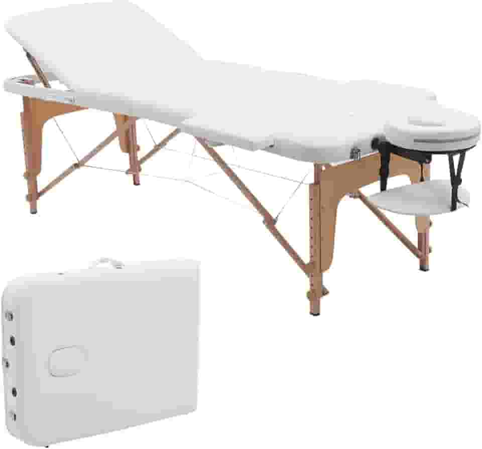 Maca Portátil Reclinável Arktus – Leve, Dobrável, Até 230kg, Com Orifício Facial, Apoios Laterais e Bolsa – Fisioterapia e Estética