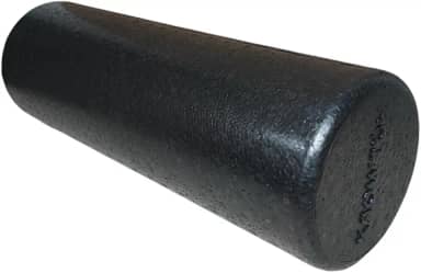 Rolo de Massagem Foam Roller Liberação Miofascial 45cm Para Exercícios Pilates Yoga Crossfit (Preto)