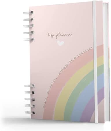 Planner de Organização Pessoal - Life - Visão Mensal E Semanal