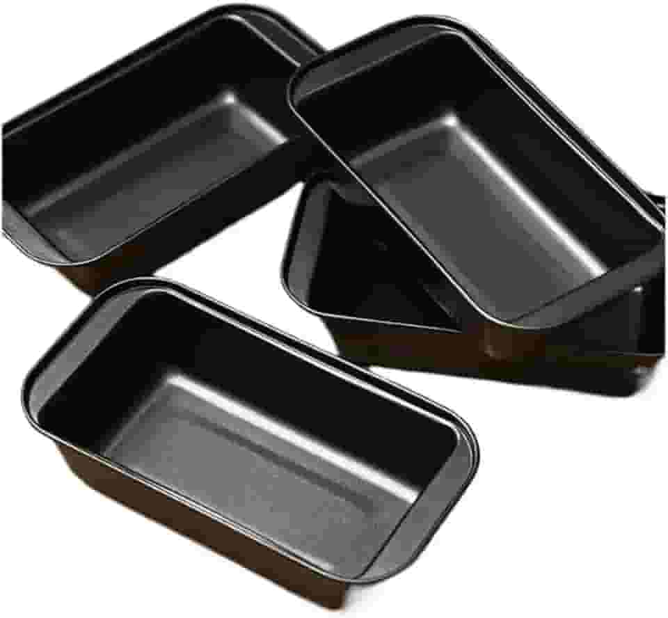 Kit Forma de Pão Antiaderente Aço Carbono Não Gruda Bolos Pães Tortas Sobremesas(2 Unidades)