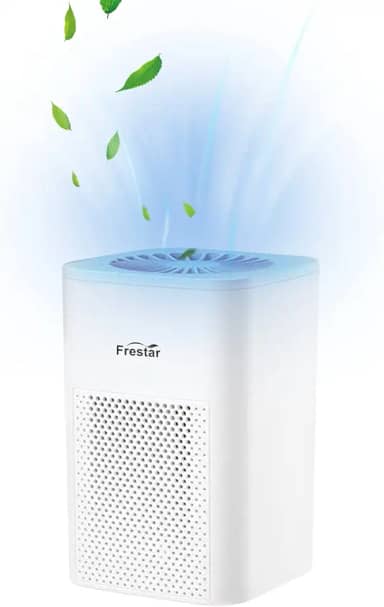 frestar Purificador de ar de mesa com filtro HEPA para escritório, quarto, banheiro, purificadores de ar USB pequenos para poluentes, poeira, odor, super silencioso, alimentado por USB sem adaptador