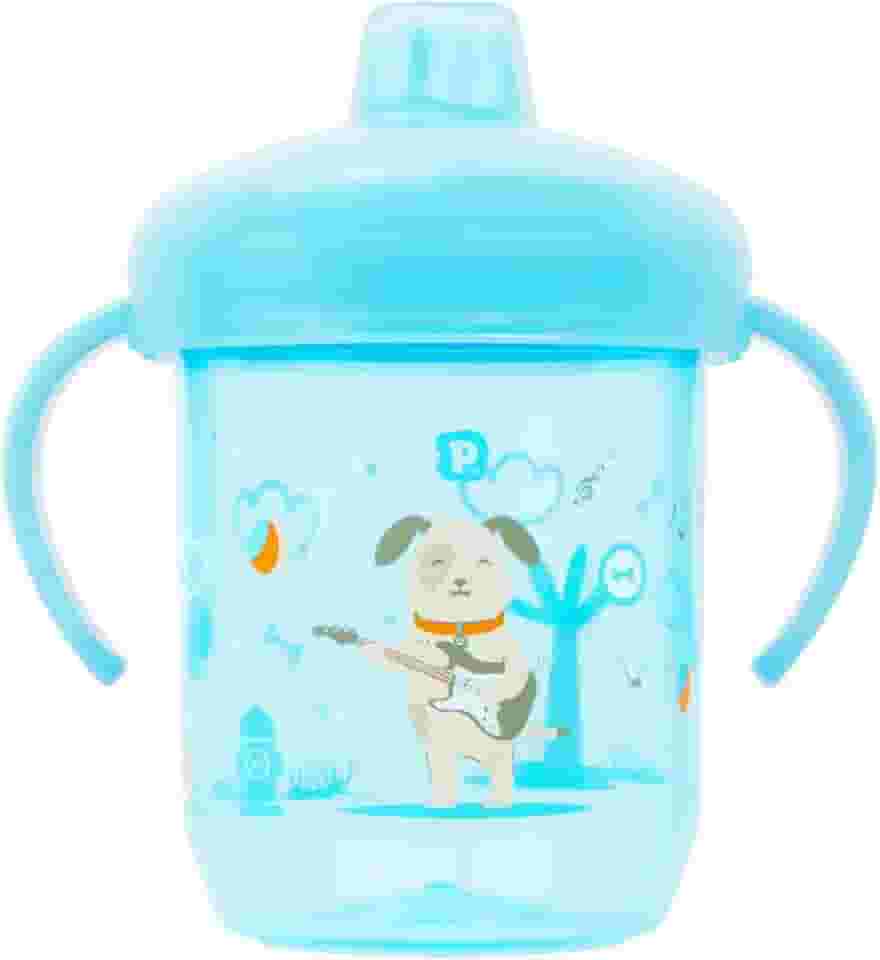 Copo Treinamento Infantil Antivazamento Bico Rigido Pimpolho (Cachorro)