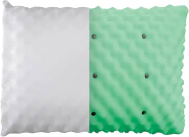 Travesseiro Japonês Perfilado terapia magnética anti apneia ronco 55x20cm