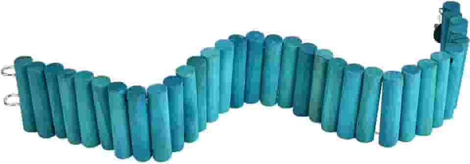 Acouto Ponte de de Escalada de Hamster de Madeira Macia - Brinquedo de Estimação de 6x50CM para Papagaios e Animais Pequenos