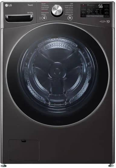Lava e Seca Lg Smart 18kg Black Inox com Inteligência Artificial Aidd™ Wd18bv2s6b 127v