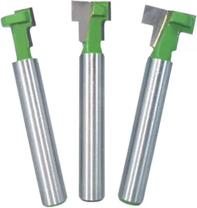 Kit 3 Fresas Rasgo Canaletado T Slot Haste 6mm Tupia