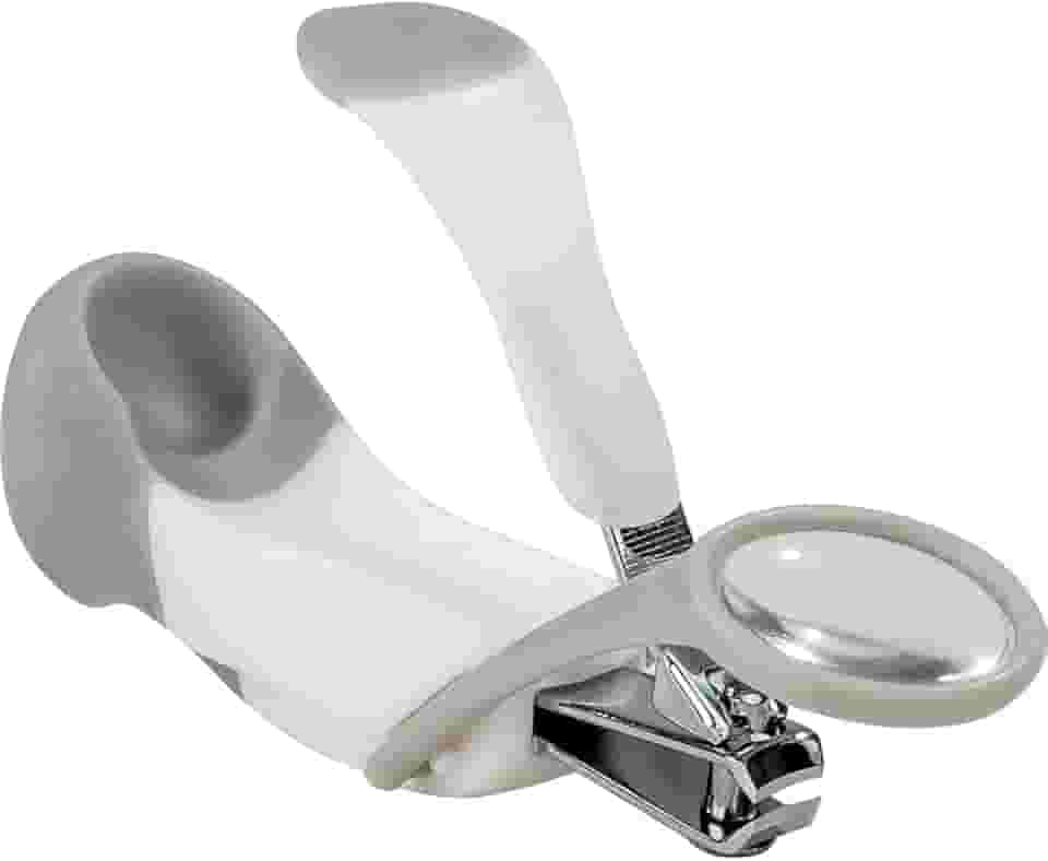 Buba Cortador De Unhas Com Lupa Baby Branco