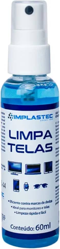 Limpador de Tela sem Flanela Incolor Implastec (Embalagem pode variar)