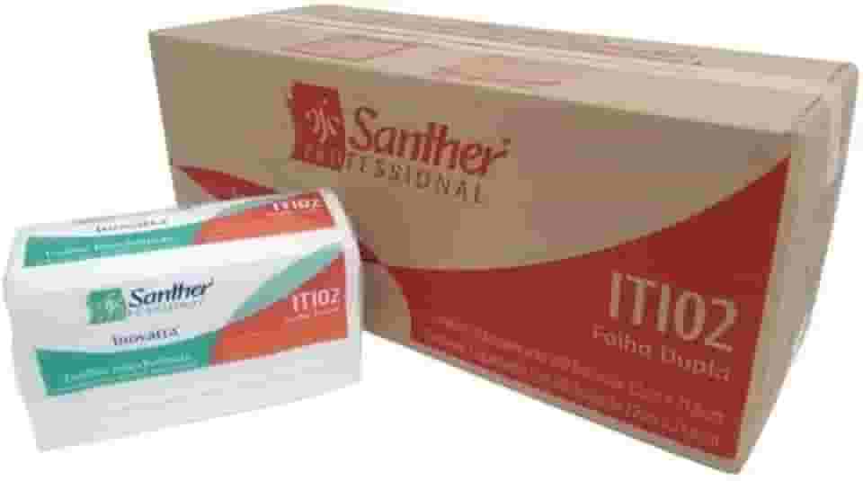 Papel Toalha Interfolhado 2D F. Dupla 2400 Fls Inovatta SANTHER