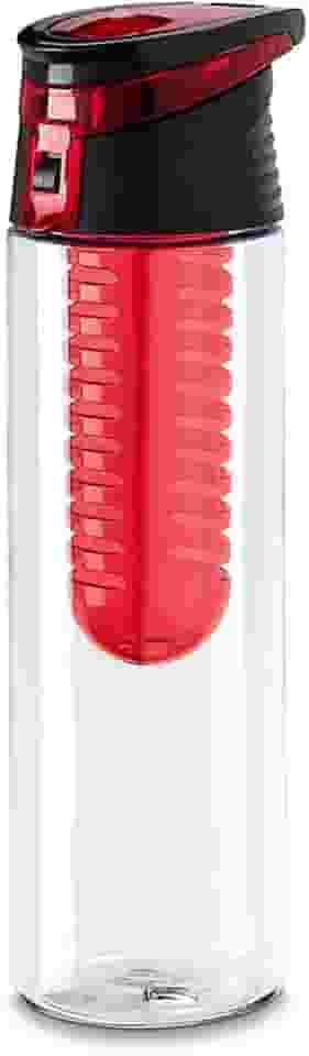 Garrafa Detox 740 ml com Infusor Splash TopGet (Vermelho)