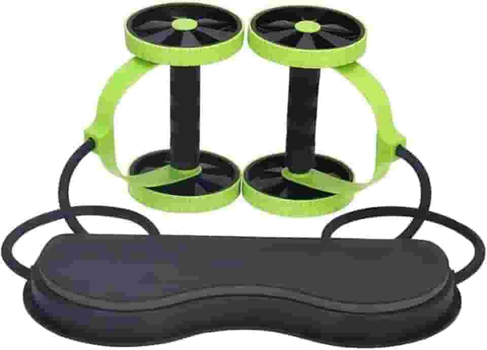 Aparelho Portátil de Ginástica Kit De Treino Com Rodas Abdominais Braços Nádegas Multifuncional Fitness