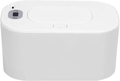 Asixxsix Aquecedor de lenços umedecidos para bebês, controle de temperatura de 40-55 °C, dispensador de lenços umedecidos de grande capacidade com função de aquecimento rápido (Ajuste da temperatura branca)