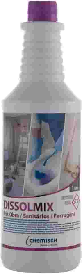 Limpador Pós Obra Dissolmix 1L Limpa Rejuntes Encardidos