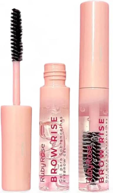 Brow Rise Gel para Sobrancelhas e Cílios Ruby Rose, Fixação e Definição, Longa Duração, 8,3g