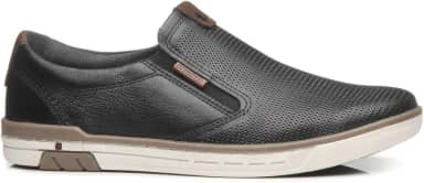 Sapatenis Masculino Couro Leve Conforto Facil Calce Pegada