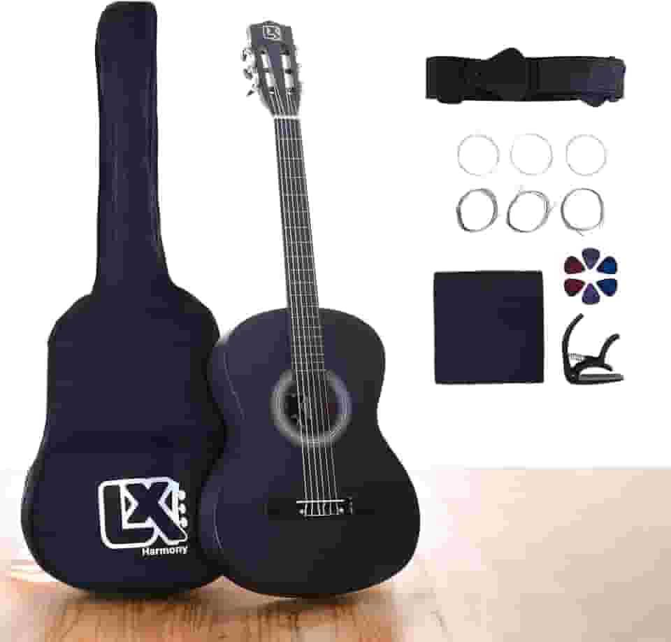 Violão Clássico Acústico 38” para Iniciantes - Kit Completo