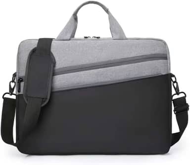 Capa Bolsa Maleta Notebook Com Alça De Ombro Alça De Mão Reforçada Impermeável Divisórias Case Note Bag Estojo Pasta Organizadora Notebook 16 Polegadas 2 Bolsos Externo Faculdade Escola Trabalho