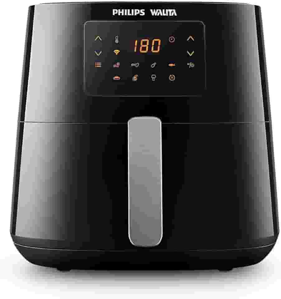 Fritadeira Airfryer Essential XL Conectada, Philips Walita, conectividade c/Alexa, 6.2L de capacidade, Preta, 2000W, 127V (RI9280/90)