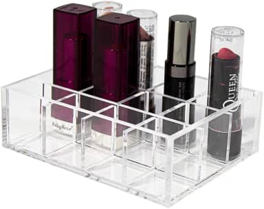Organizador De Cosméticos 12 Nichos Batons Acrílico Premium