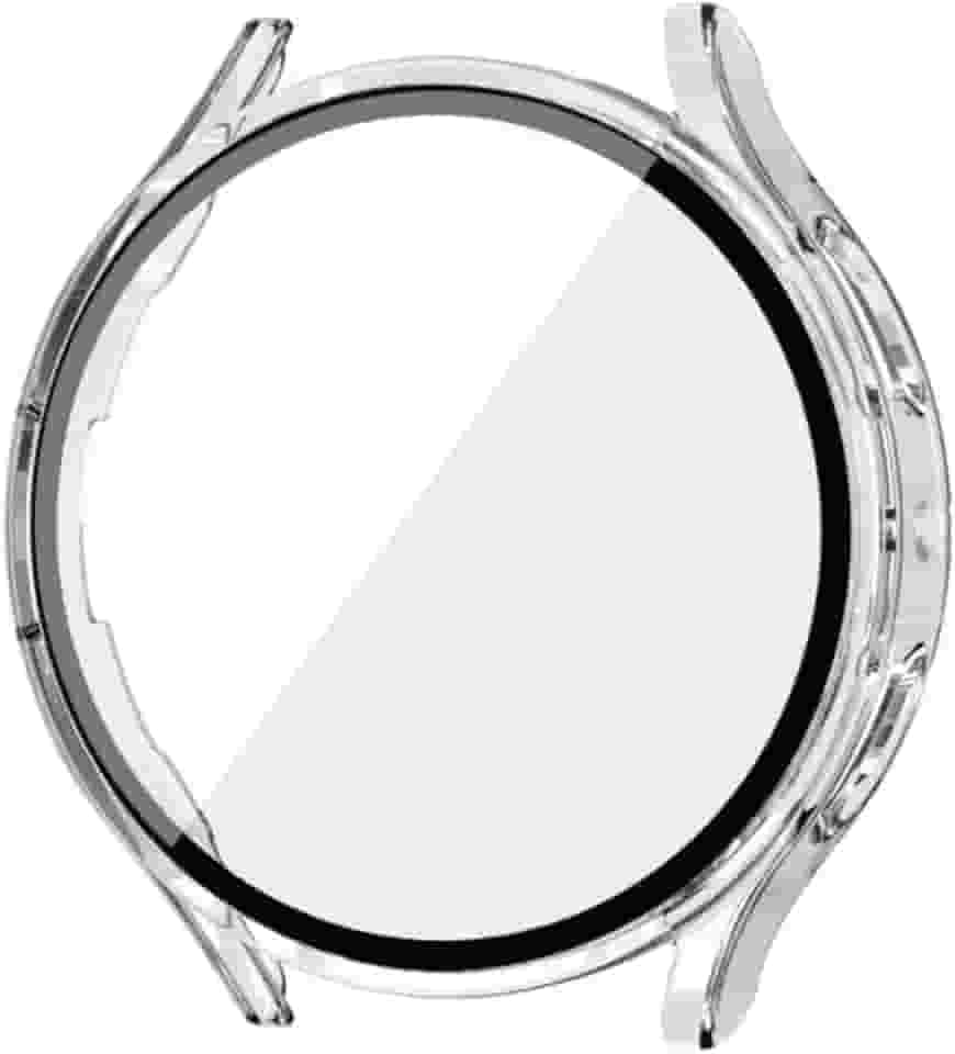 Capa Bumper Case Moldura Compatível com Samsung Galaxy Watch 6 (44mm, Transparente)