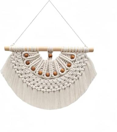 Jieyouhui Decoração de parede boho de macramê para pendurar arte de parede artesanal macramê decoração de parede para quarto, sala de estar, casa de fazenda, tapeçarias de casa boho tecidas à mão