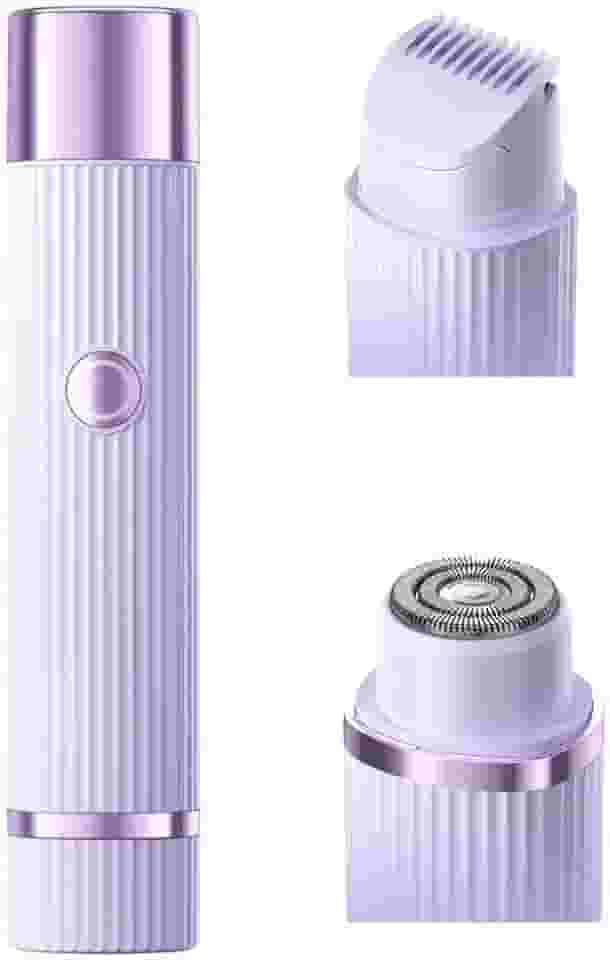 Aparelho Depilador Elétrico Feminino Portátil, Hipoalergênico, Seguro para Todo o Corpo, Pele Suave sem Irritaç (Roxo)