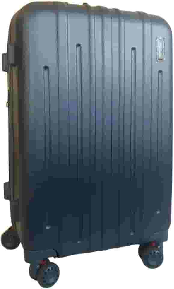 Mala Grande Expansiva Para Viagem 35 Kgs Lisboa - Ultraleve: Mala com Cadeado com Segredo Numérico embutido e Rodas Duplas Giro 360° - Azul