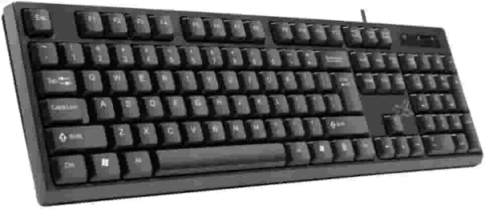 TECLADO UNIVERSITARIO COM FIO USB 2.0 PRETO