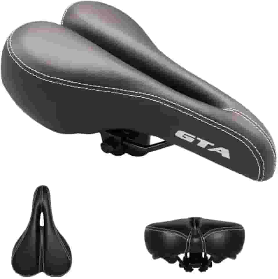 Selim Banco Bike Spinning Vazado Confort Mtb Espuma Macia