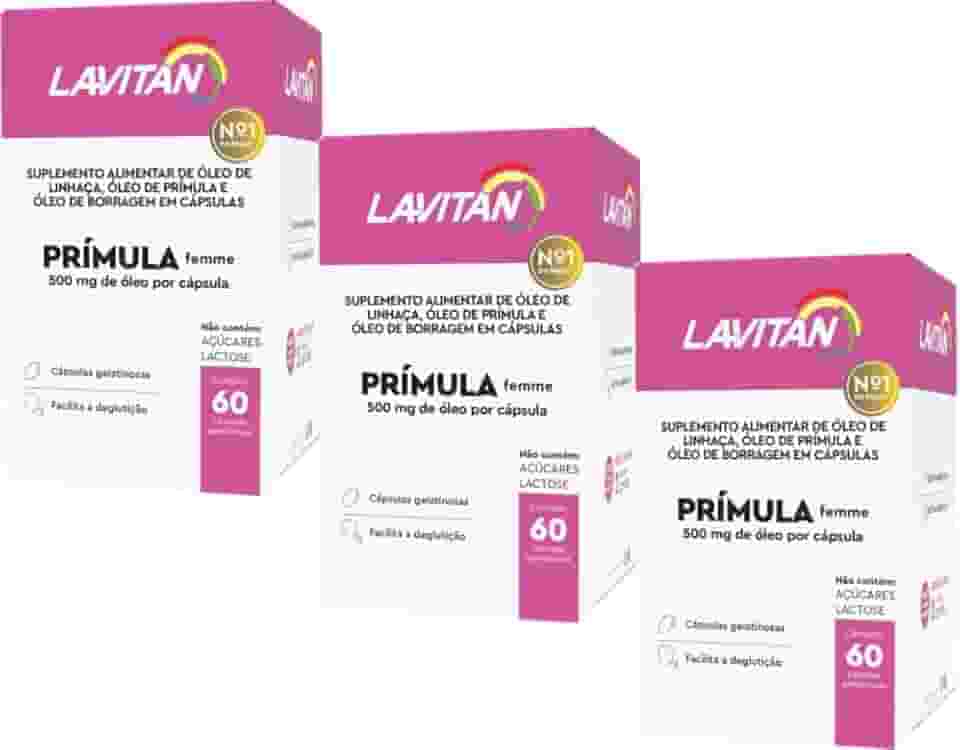 Lavitan Prímula Femme - 60 Cápsulas (3 un)